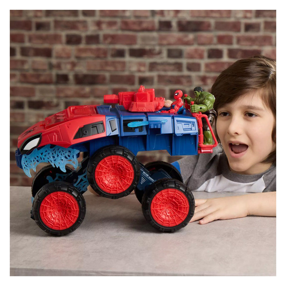 VEHÍCULO SUPERTANQUE MORDEDOR 2 EN 1 SPIDERMAN BRAND NEW DAY