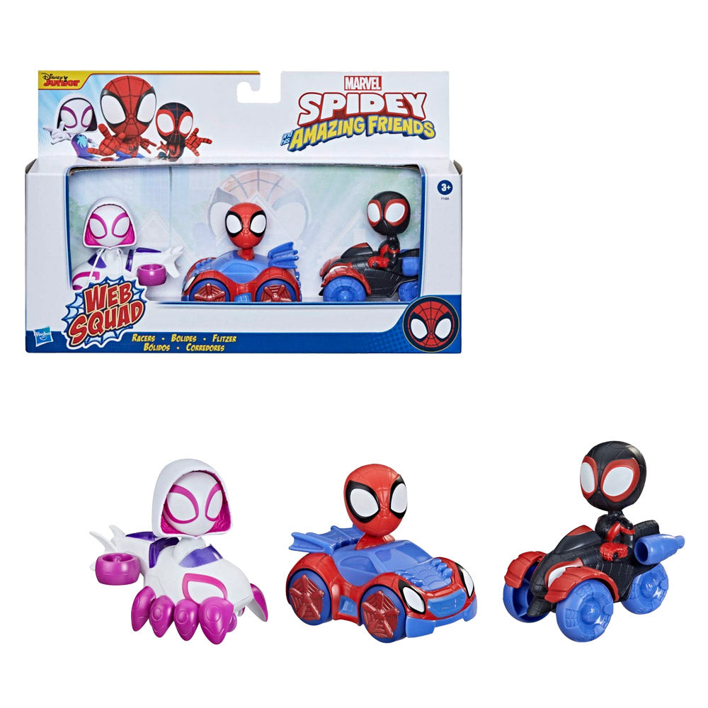 FIGURAS SET SPIDERMAN SPIDEY WEB SQUAD