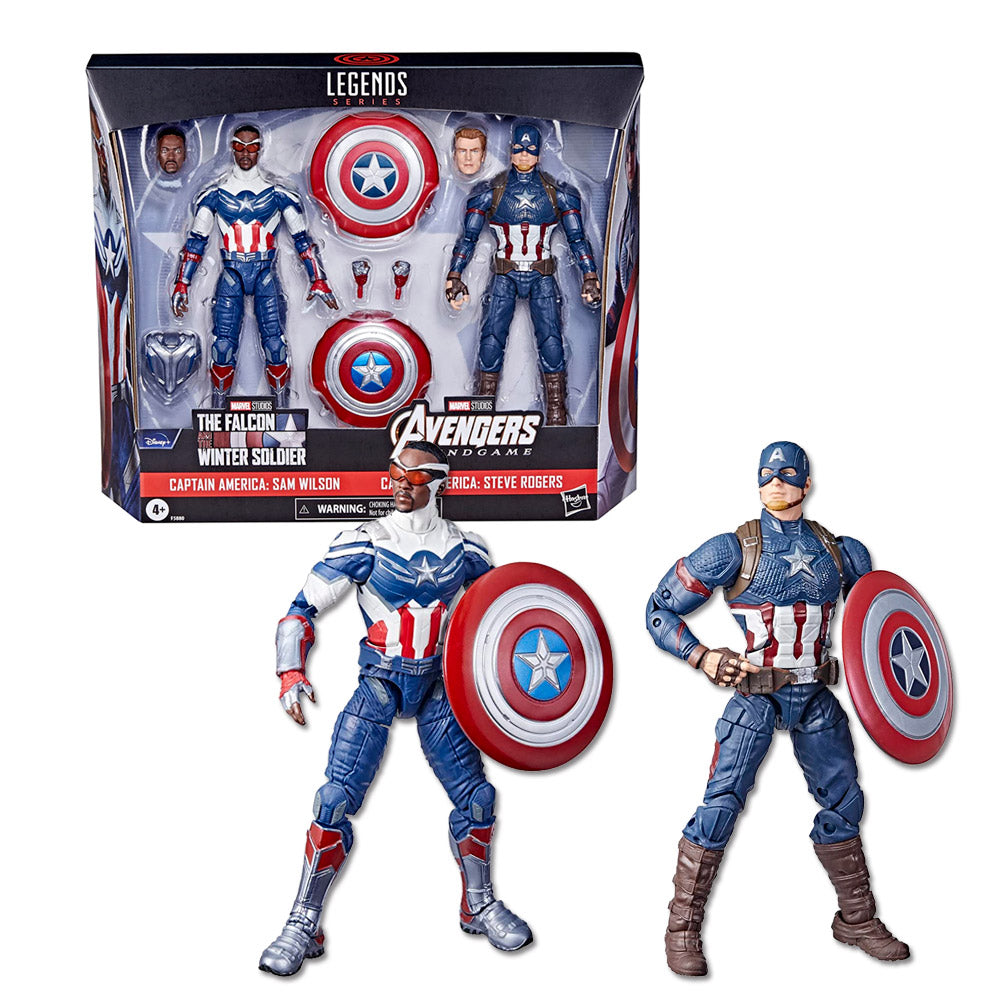 PACK CAPITAN AMERICA STEVE ROGERS Y SAM WILSON