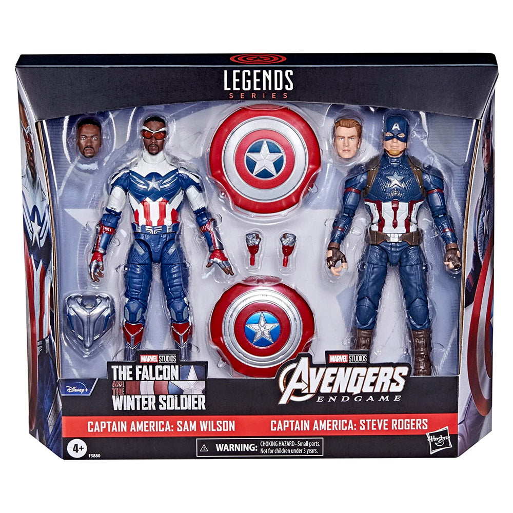 PACK CAPITAN AMERICA STEVE ROGERS Y SAM WILSON