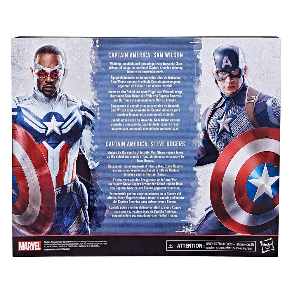 PACK CAPITAN AMERICA STEVE ROGERS Y SAM WILSON