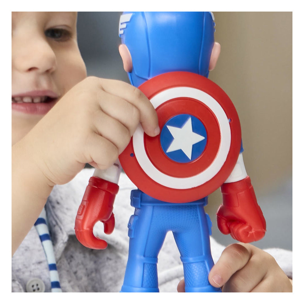 FIGURA CAPITÁN AMÉRICA STEVE ROGERS 22CM | SPIDEY AND HIS AMAZING FRIENDS (Copia)