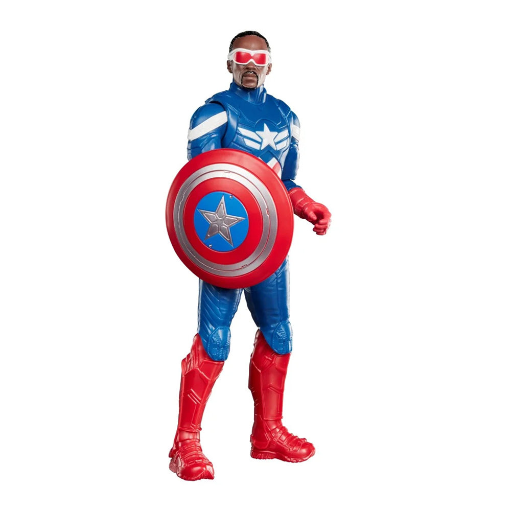 FIGURA CAPITÁN AMÉRICA SAM WILSON AVENGERS DOOMSDAY TITAN HERO 30CM