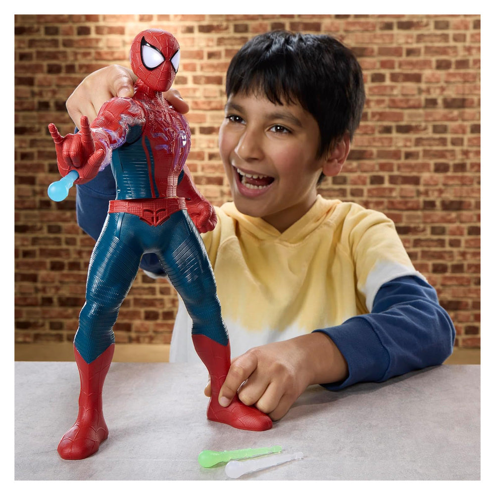 FIGURA SPIDER-MAN ENERGIZADO 36CM (CON LUZ Y SONIDO)