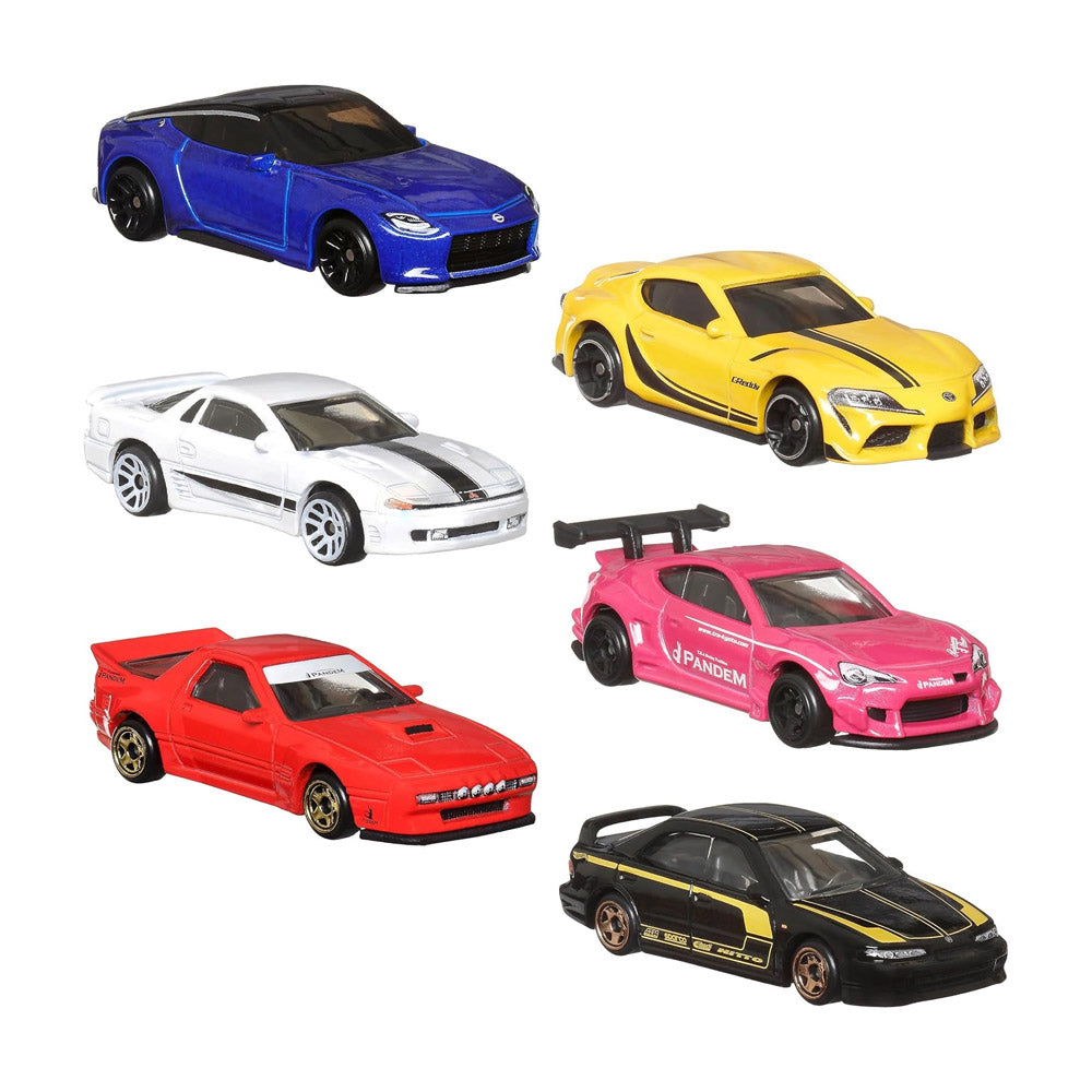 HOT WHEELS STREETS OF JAPAN MULTIPACK DE 6