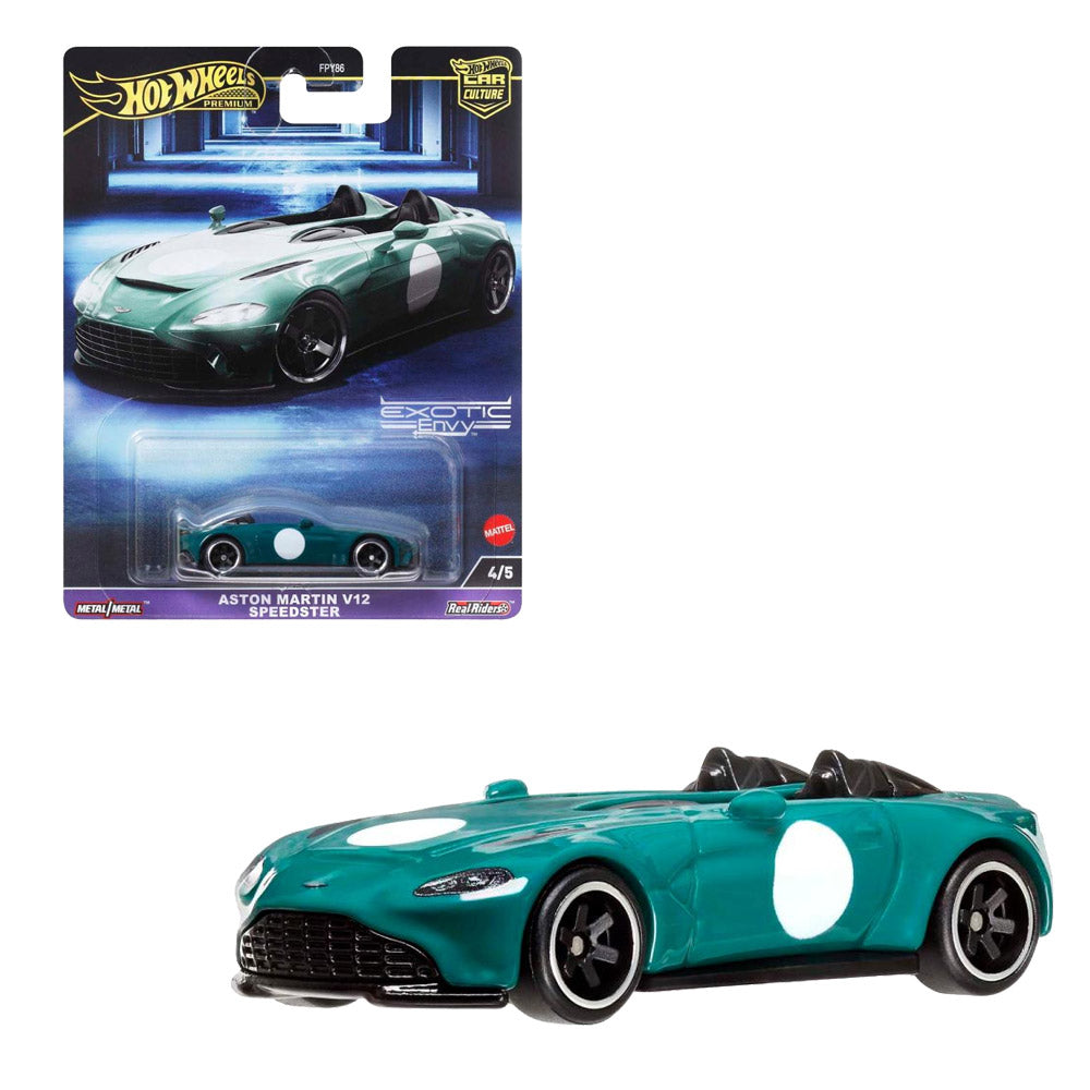 HOT WHEELS CAR CULTURE EXOTIC ENVY ASTON MARTIN V12 SPEEDSTER