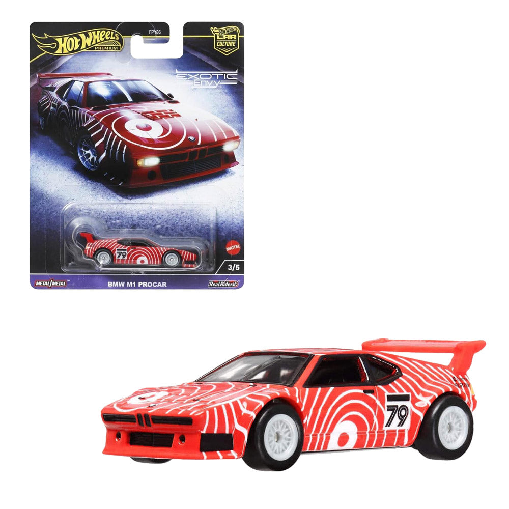 HOT WHEELS CAR CULTURE EXOTIC ENVY BMW M1 PRO CAR