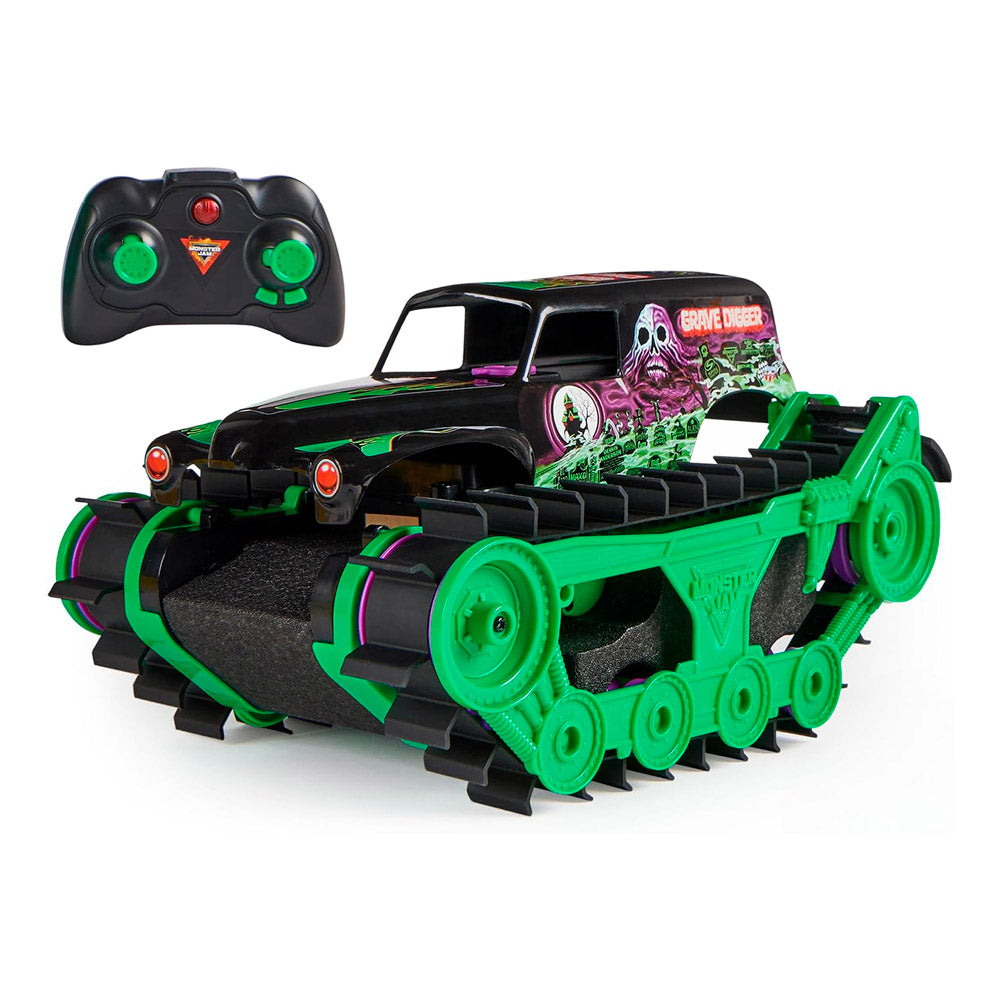 MONSTER JAM GRAVE DIGGER TRAX ALL TERRAIN CONTROL REMOTO