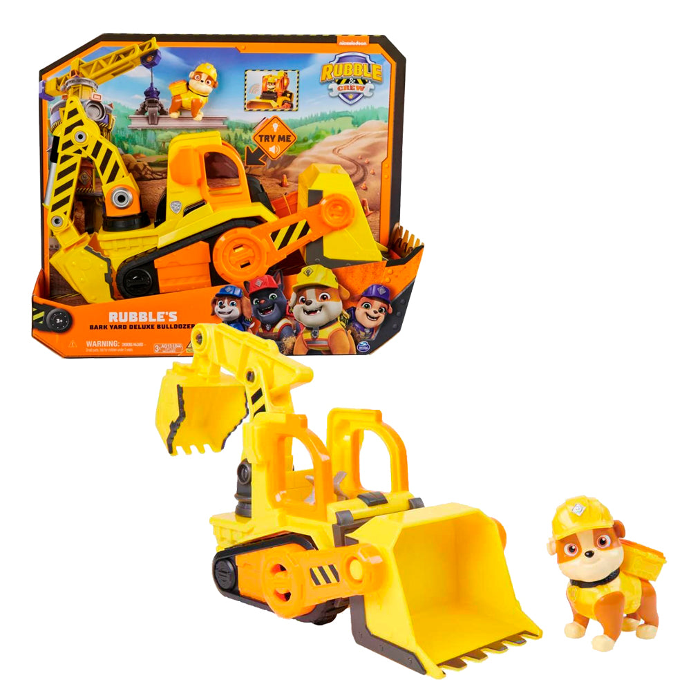 PAW PATROL RUBBLE BARK YARD DELUXE BULLDOZER