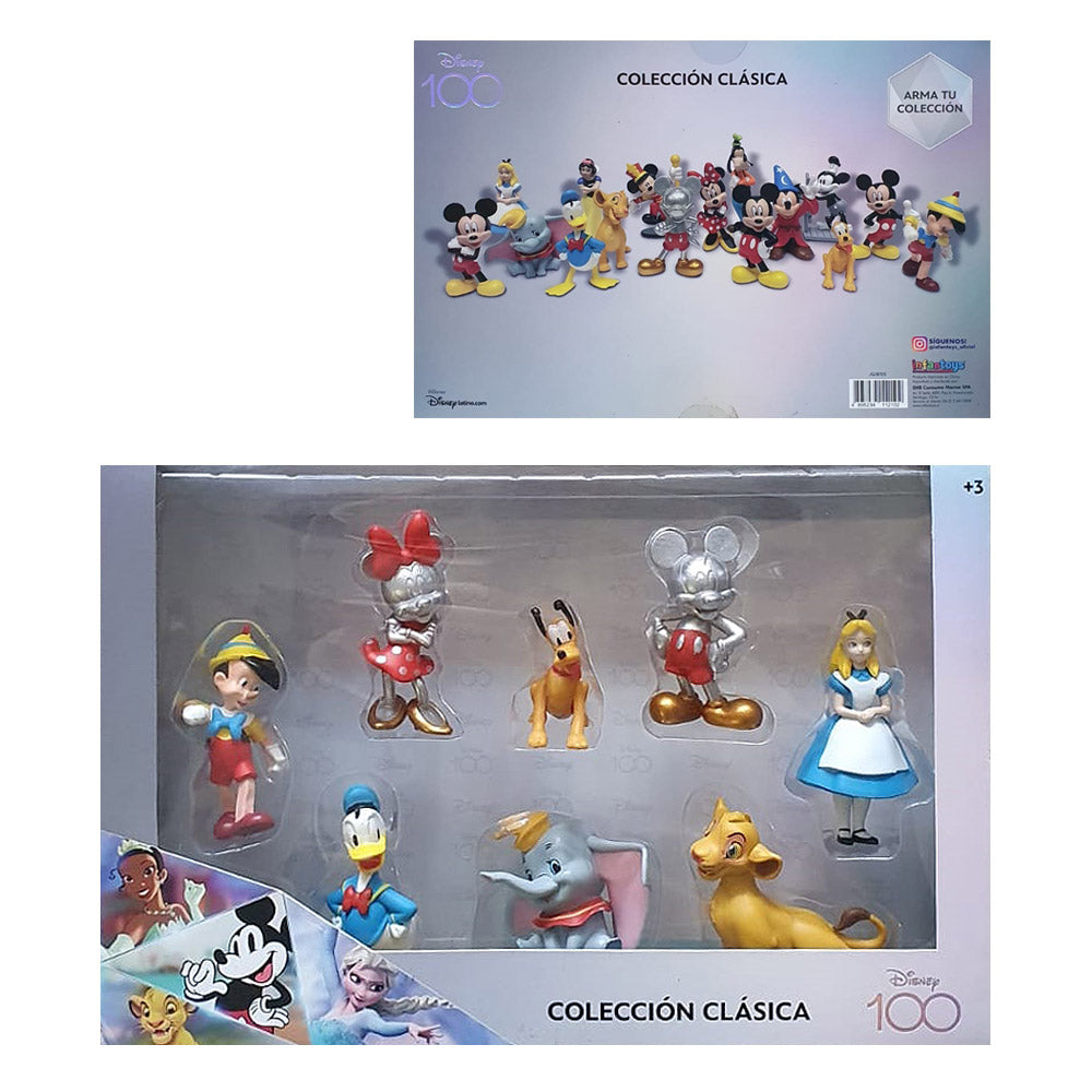 SET COLECCIONABLE CLÁSICO DISNEY 8UN 100 AÑOS