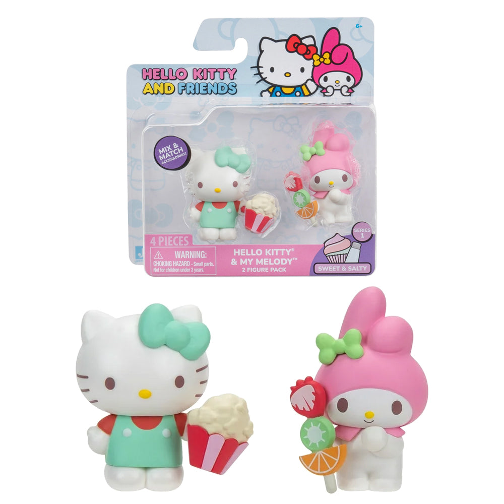 HELLO KITTY AND FRIENDS SERIE 2 HELLO KITTY Y MY MELODY SET P