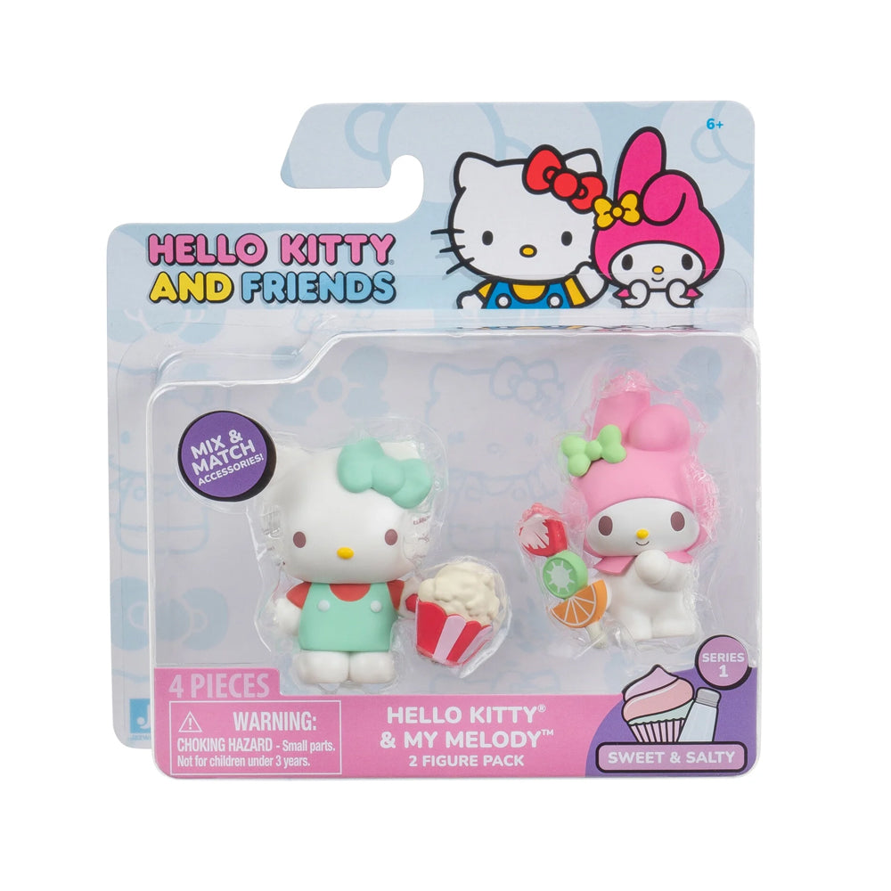 HELLO KITTY AND FRIENDS SERIE 2 HELLO KITTY Y MY MELODY SET P