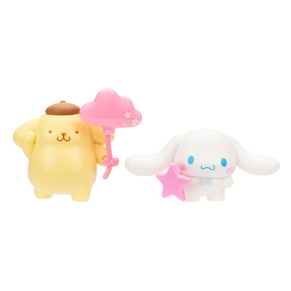HELLO KITTY AND FRIENDS SERIE 2 CINNAMOROLL Y POMPOMPURIN SET L