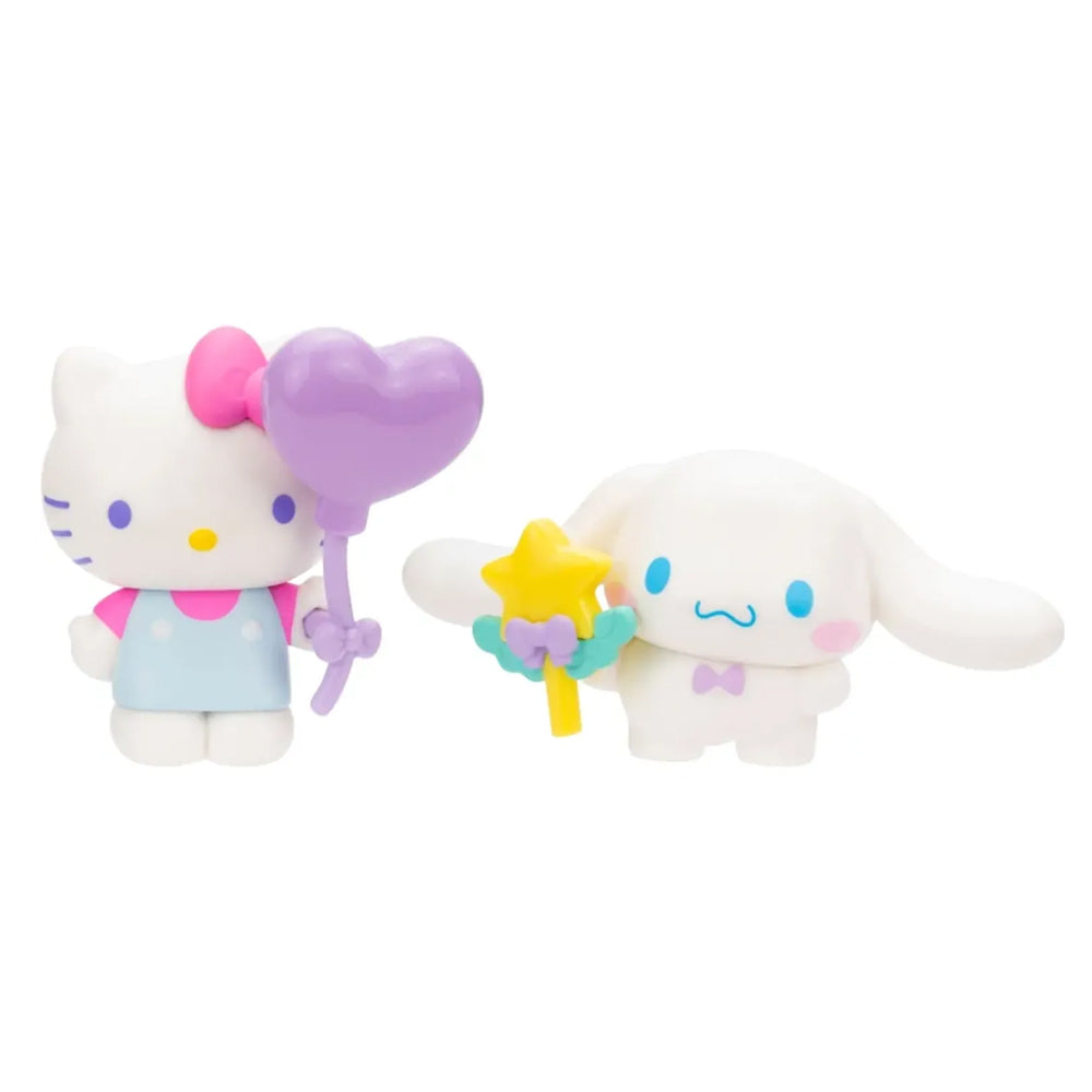 HELLO KITTY AND FRIENDS SERIE 2 POMPOMPURIN Y CINAMOROLL SET M