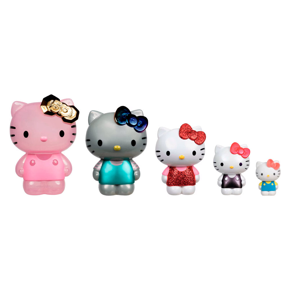 SET FIGURAS HELLO KITTY 50TH ANNIVERSARY