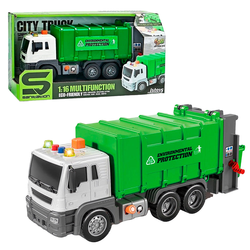 VEHÍCULO CAMIÓN DE RECICLAJE ELECTRÓNICO | JSTOYS