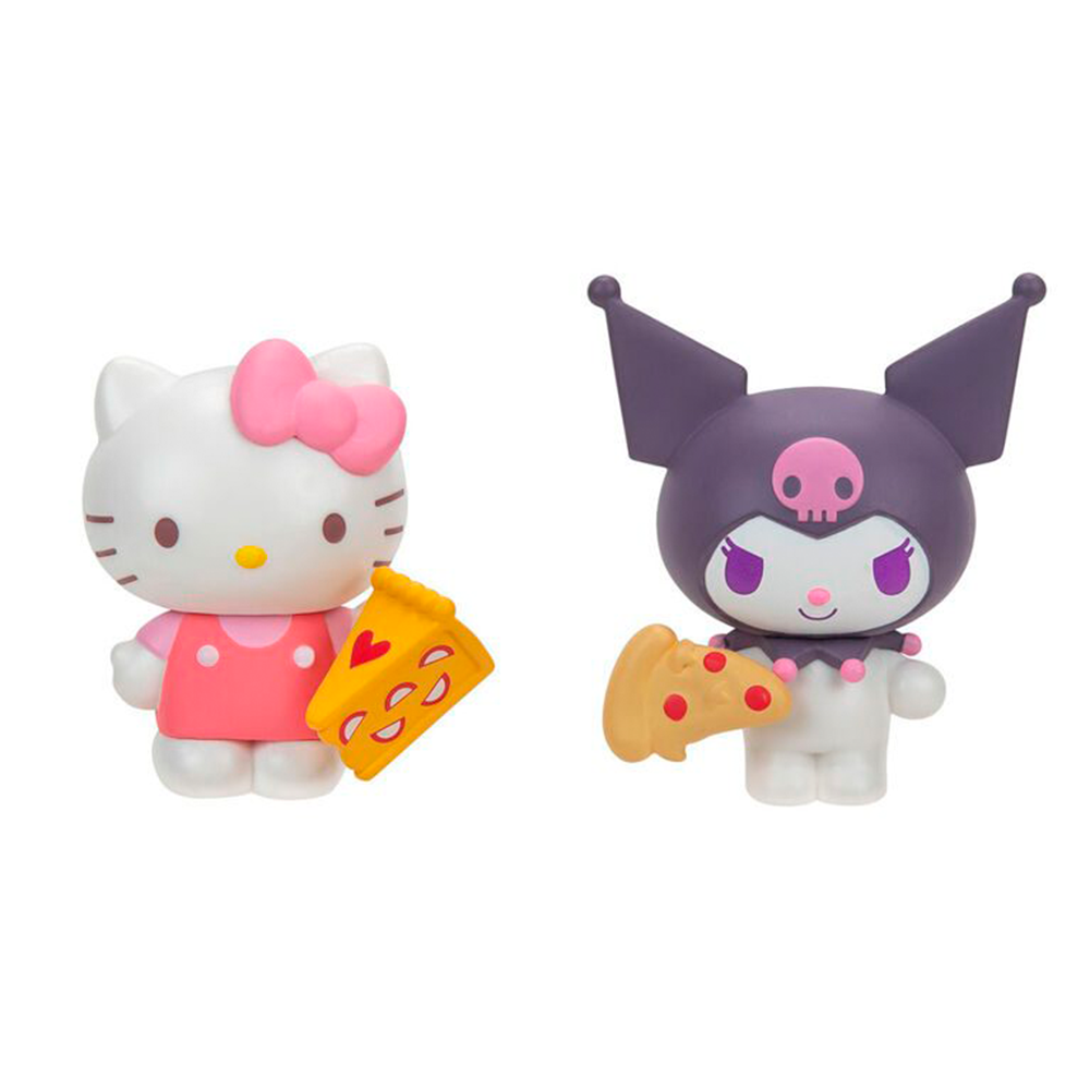 FIGURAS HELLO KITTY Y KUROMI SET B (2 UN) | JAZWARES