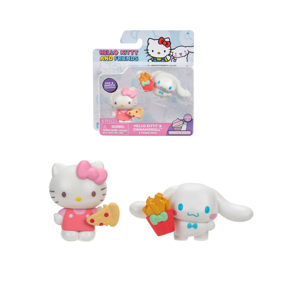 HELLO KITTY AND FRIENDS SERIE 1 HELLO KITTY Y CINNAMONROLL SET J ...