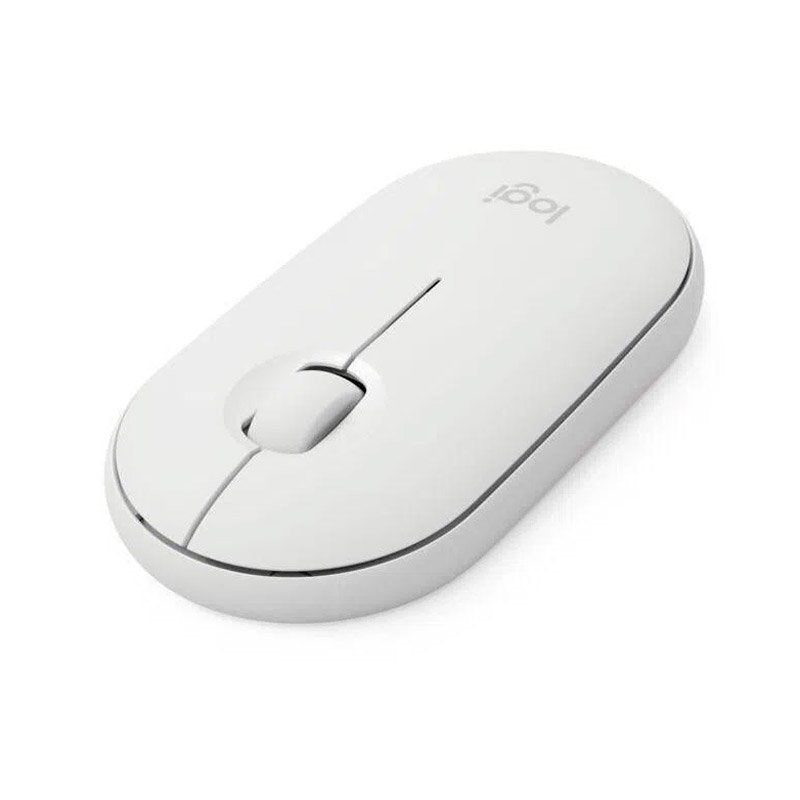 Mouse Inalámbrico Bluetooth Logitech Pebble M350 Blanco