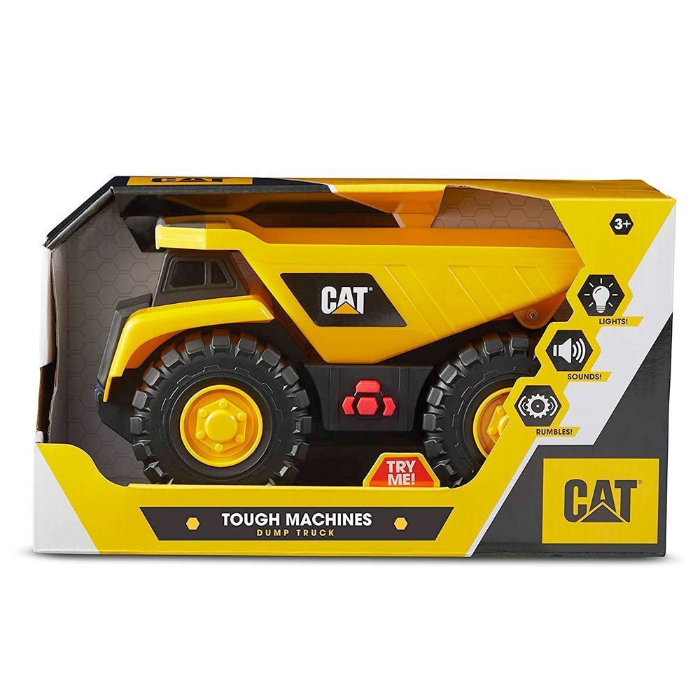CAMIÓN TOLVA C/LUZ Y SONIDO FUNRISE TOUGH MACHINES - IRION Juguetería - 