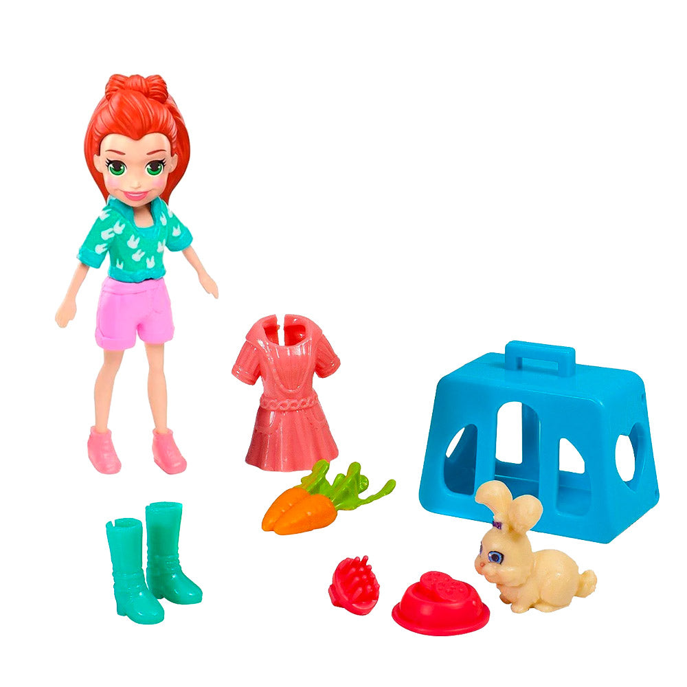 POLLY POCKET LILA Y SU CONEJITO