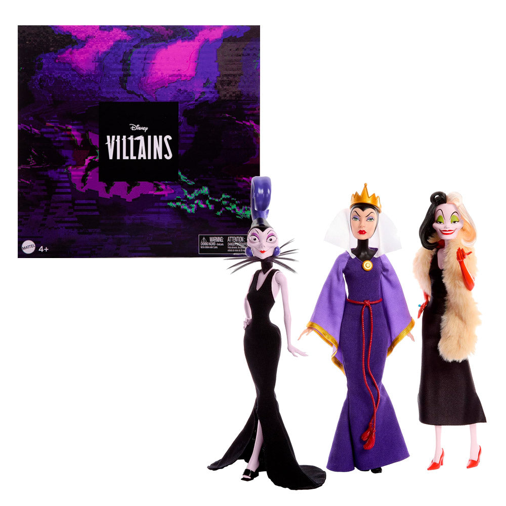 SET MUÑECAS VILLANAS DISNEY 100 AÑOS | MATTEL