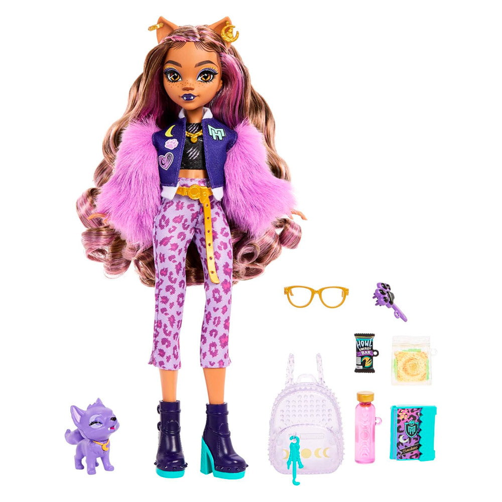 MONSTER HIGH MUÑECA CLAWDEEN WOLF NUEVO LOOK