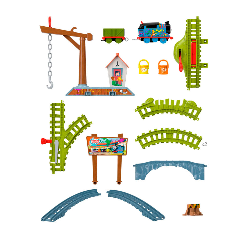 PISTA THOMAS AND FRIENDS CONJUNTO REPARTO DE PINTURA