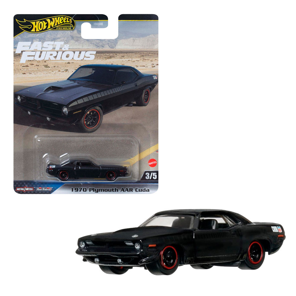 HOT WHEELS THE FAST AND THE FURIOUS 1970 PLYMOUTH AAR CUDA