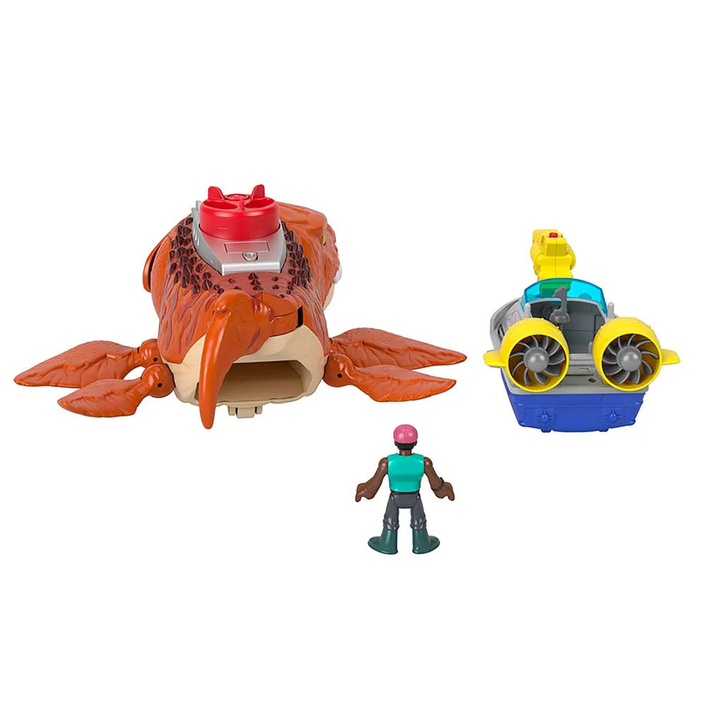 JURASSIC WORLD MOSASAURUS PERSIGUE Y MUERDE IMAGINEXT