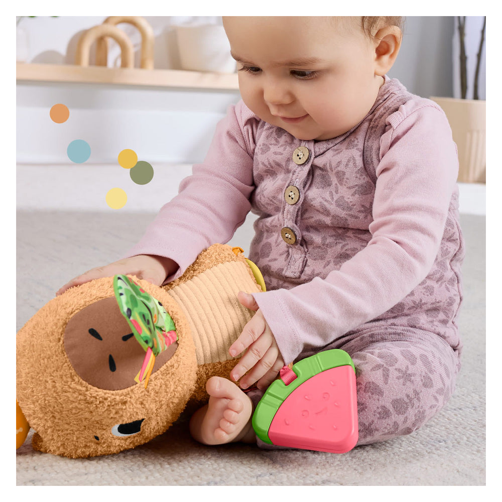 PELUCHE PARA BEBÉS CAPIBARA ESTÍMULOS Y JUEGO | FISHER PRICE