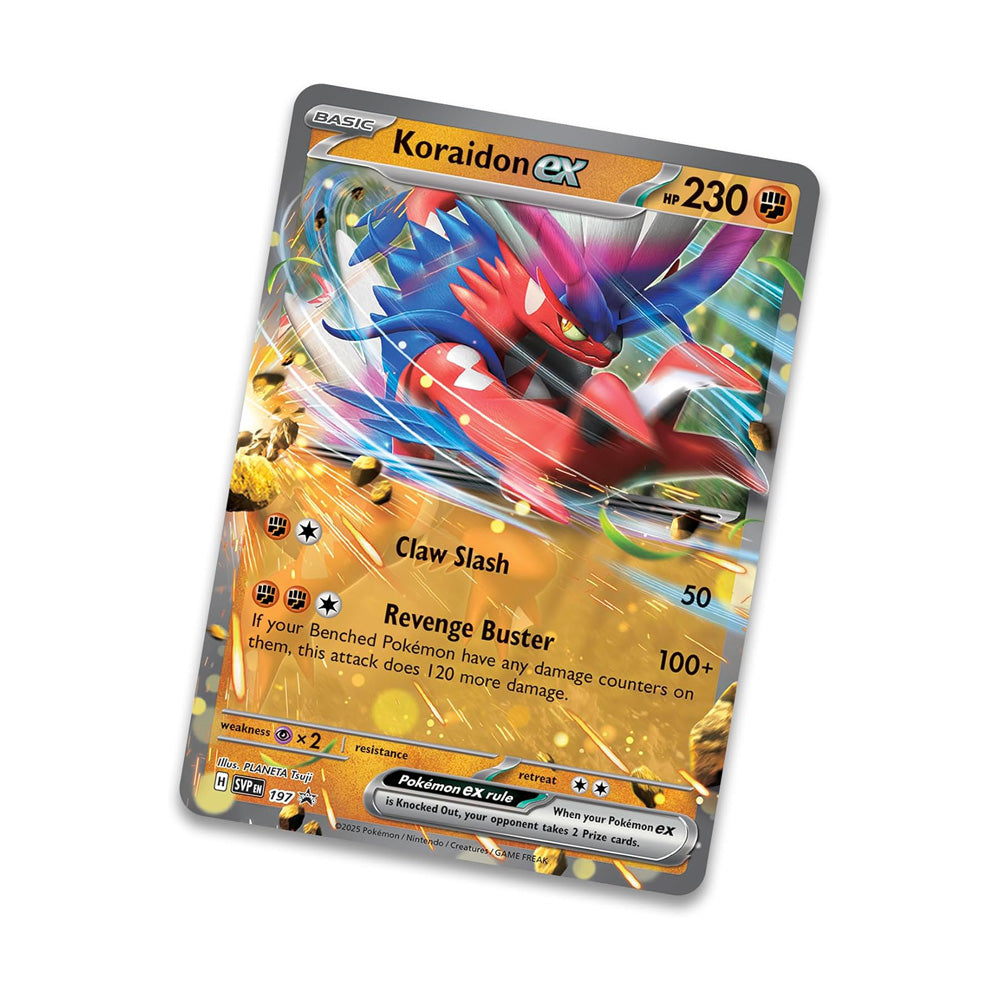 POKEMON TCG SLASHING LEGENDS TIN KORAIDON (ESPAÑOL)