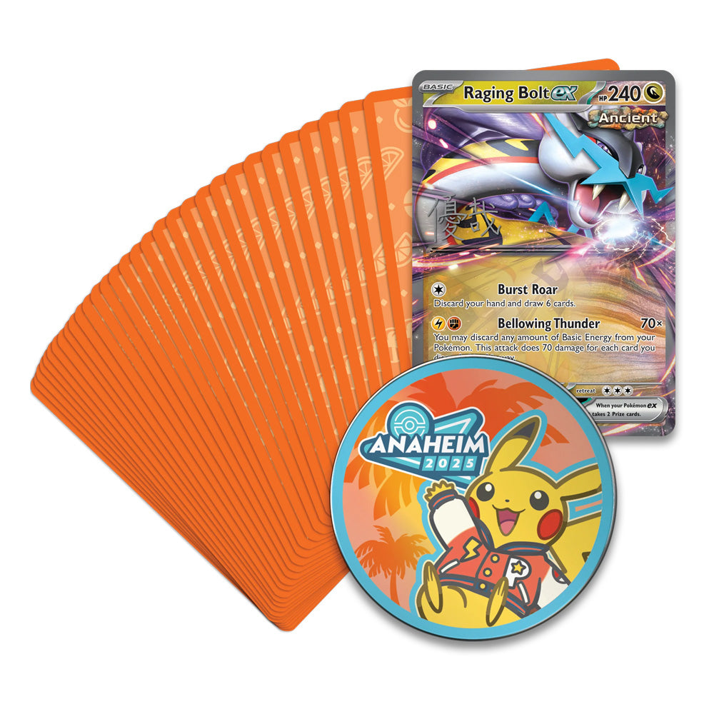 POKEMON TCG 2025 WORLD CHAMPIONSHIPS DECK JP RAGING BOLT (INGLÉS)