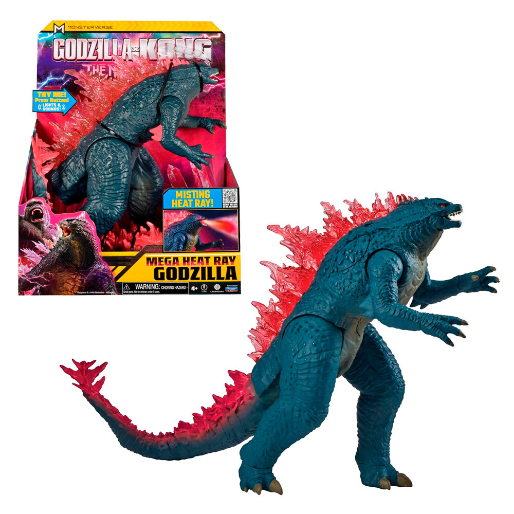 FIGURA MEGA HEAT RAY GODZILLA 33CM CON LUZ Y SONIDO