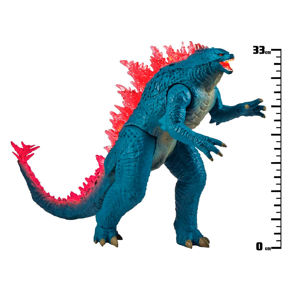 FIGURA MEGA HEAT RAY GODZILLA 33CM CON LUZ Y SONIDO