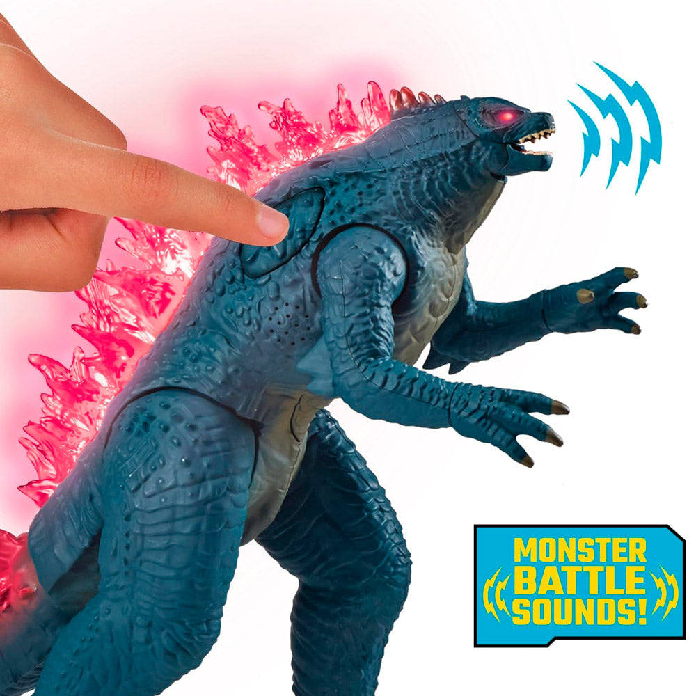 FIGURA MEGA HEAT RAY GODZILLA 33CM CON LUZ Y SONIDO