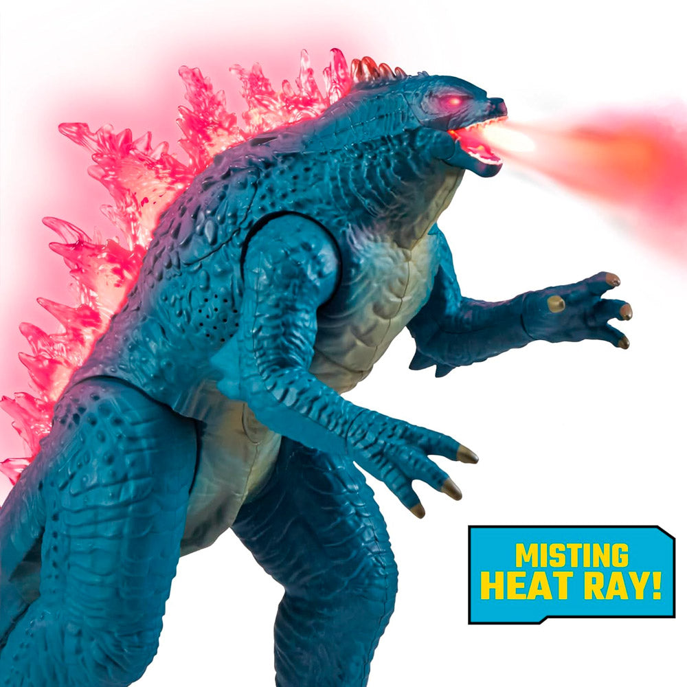 FIGURA MEGA HEAT RAY GODZILLA 33CM CON LUZ Y SONIDO