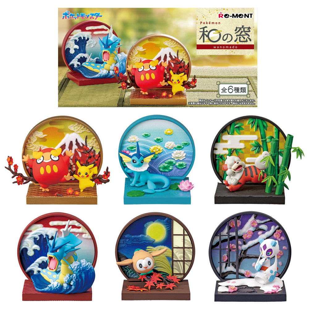 SORPRESA POKEMON JAPANESE STYLE WINDOW (1UN) | RE-MENT