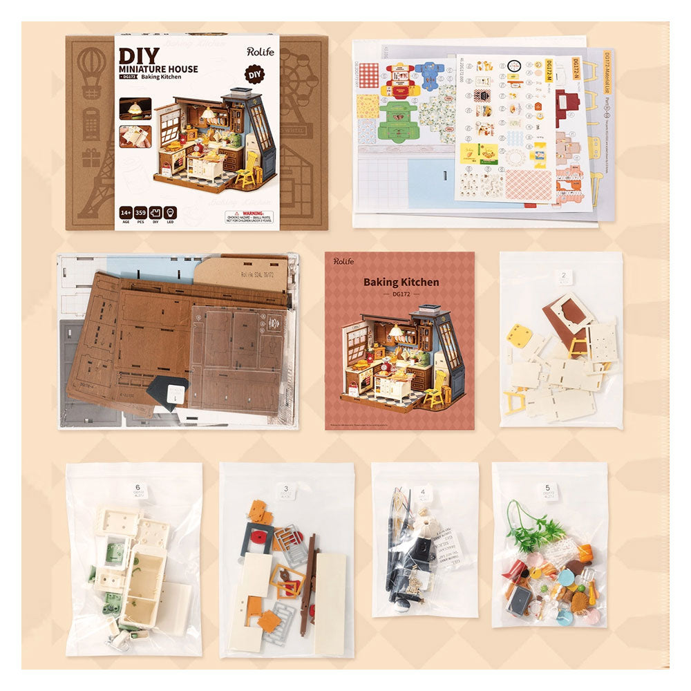 PUZZLE 3D BAKING KITCHEN MINIATURA | ROLIFE