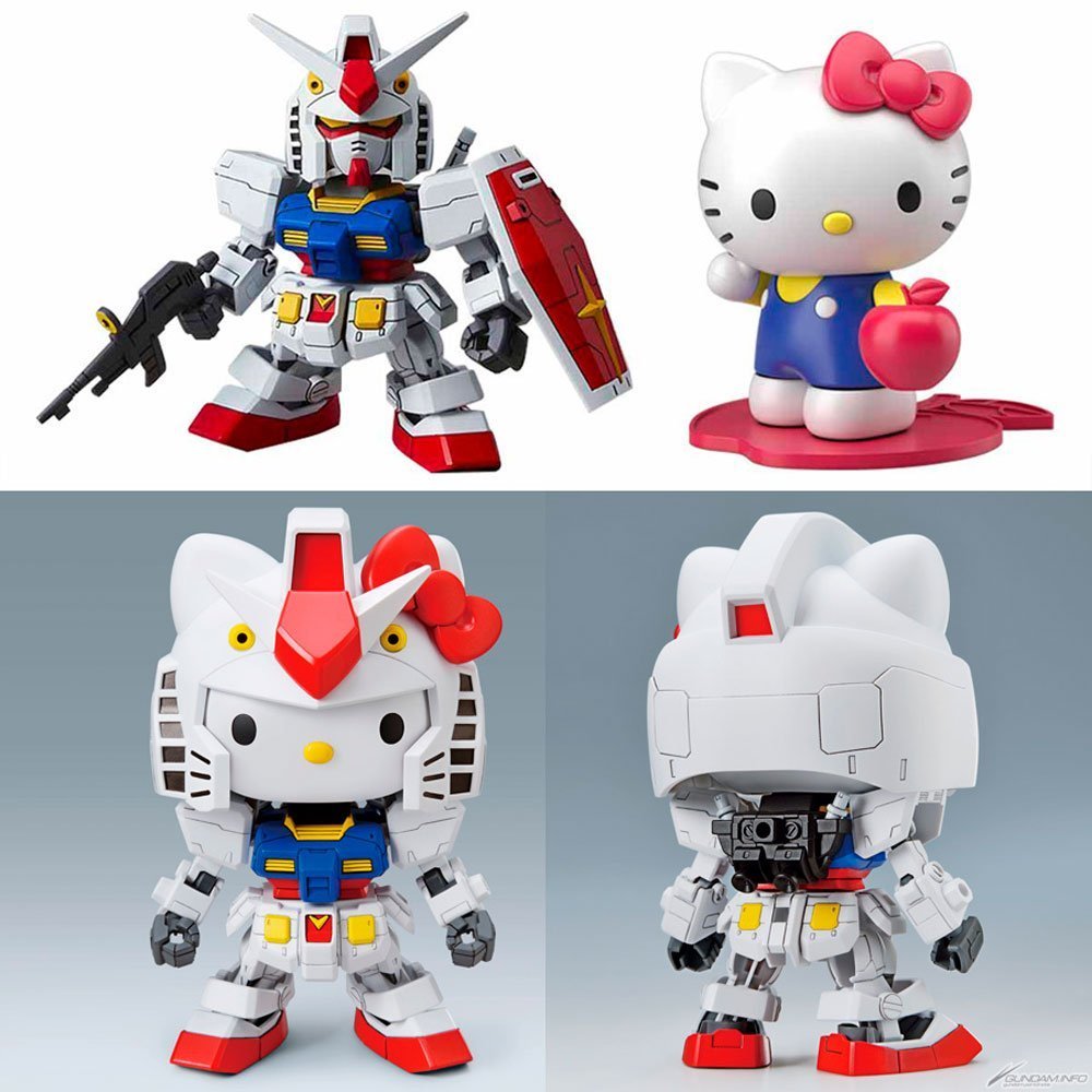 BANDAI SD EX-STANDARD HELLO KITTY/RX-78-2 GUNDAM - IRION Juguetería - 