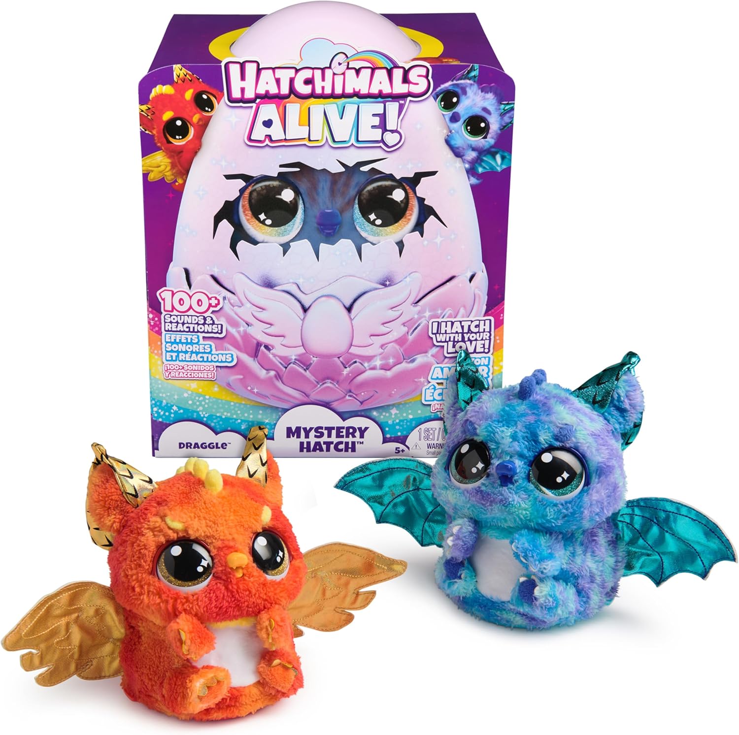 HATCHIMALS ALIVE! MYSTERY HATCH DRAGGLE