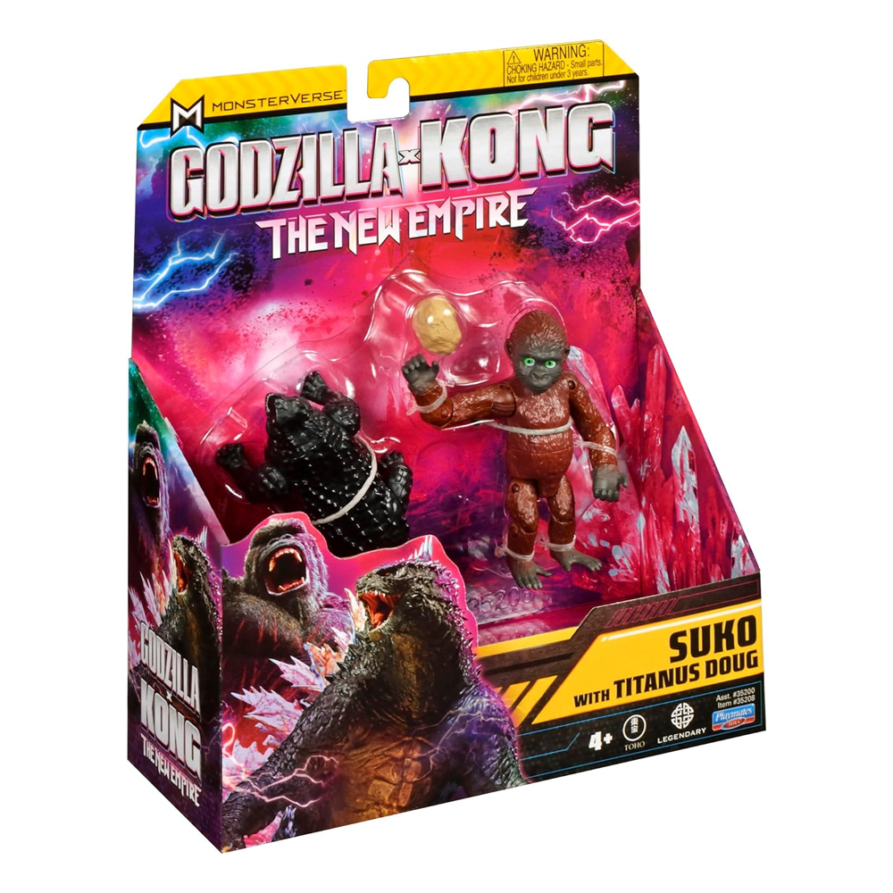 FIGURA SUKO Y TITANUS DOUG GODZILLA VS KONG | PLAYMATES