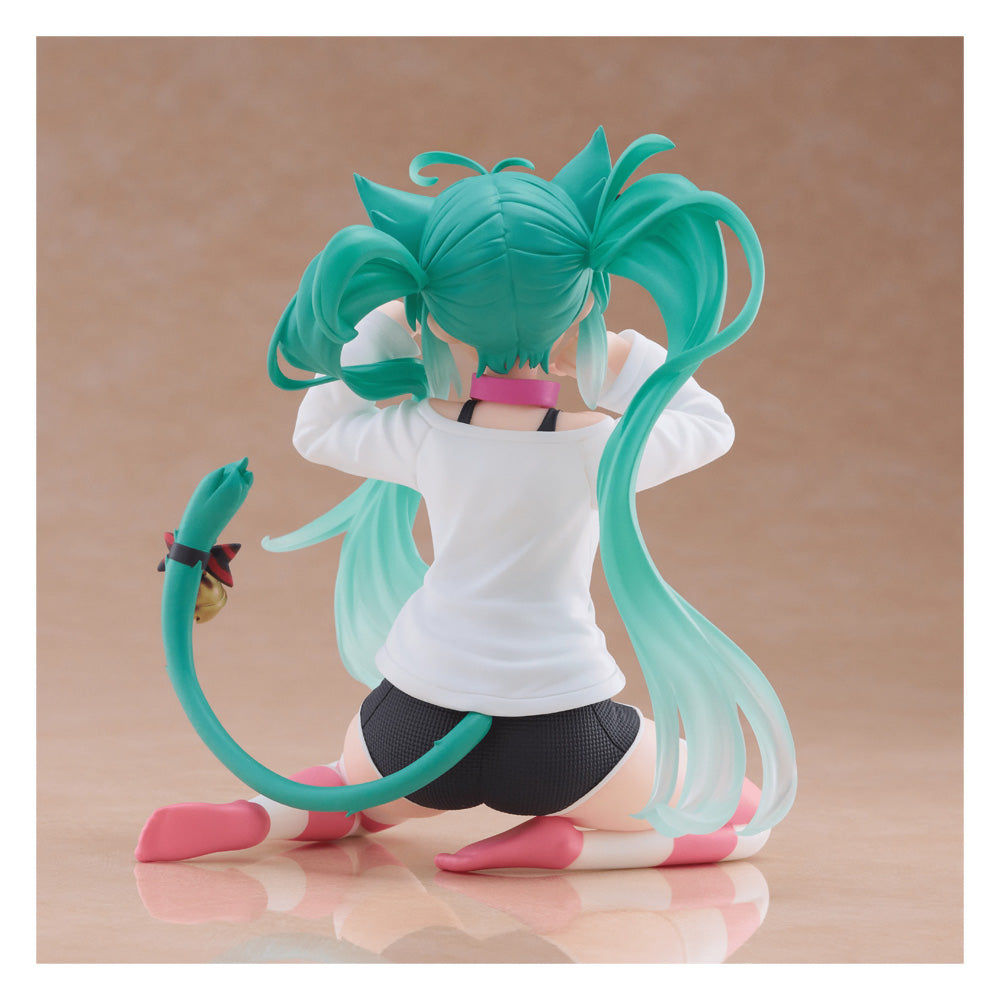 FIGURA DESKTOP CUTE FIGURE HATSUNE MIKU CAT EAR T-SHIRT VER.