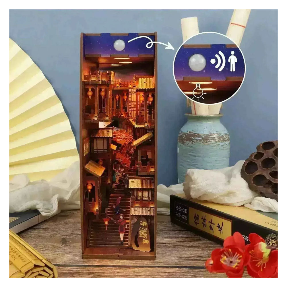 SEPARADOR SUJETA LIBROS LIGHTS IN CHONGQING PUZZLE 3D | TONECHEER