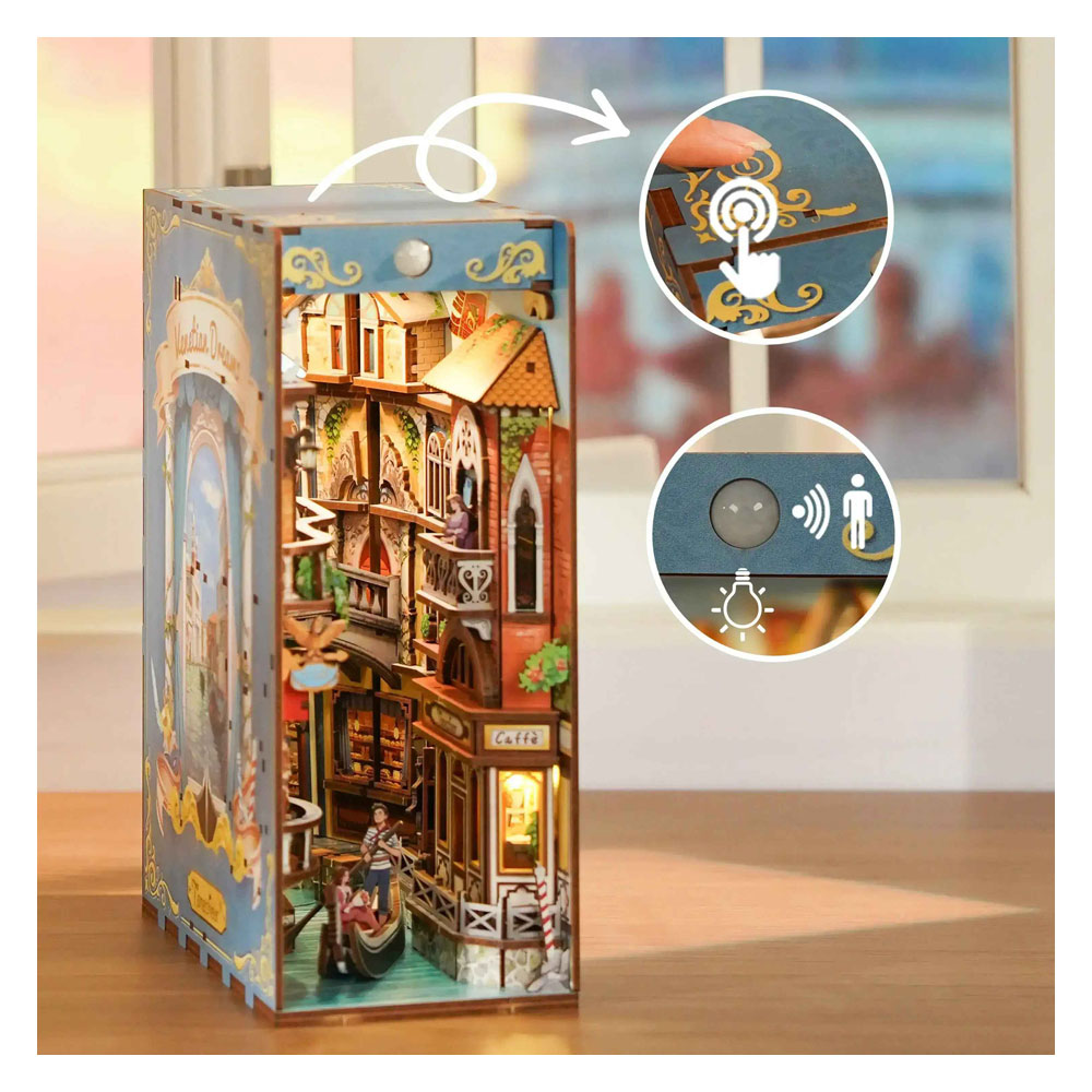 SEPARADOR SUJETA LIBROS VENETIAN DREAMS PUZZLE 3D | TONECHEER