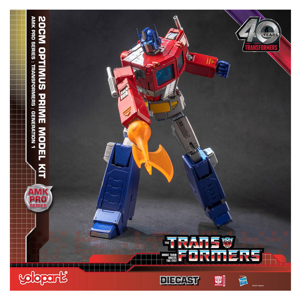 TRANSFORMERS OPTIMUS PRIME MODEL KIT DIECAST AMK PRO SERIES