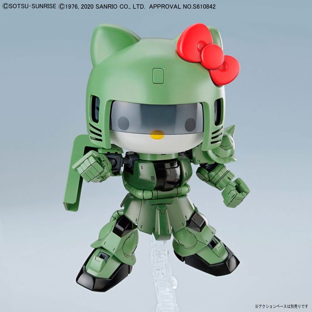 BANDAI SD CROSS SILHOUETTE HELLO KITTY/ ZAKU II - IRION Juguetería - 