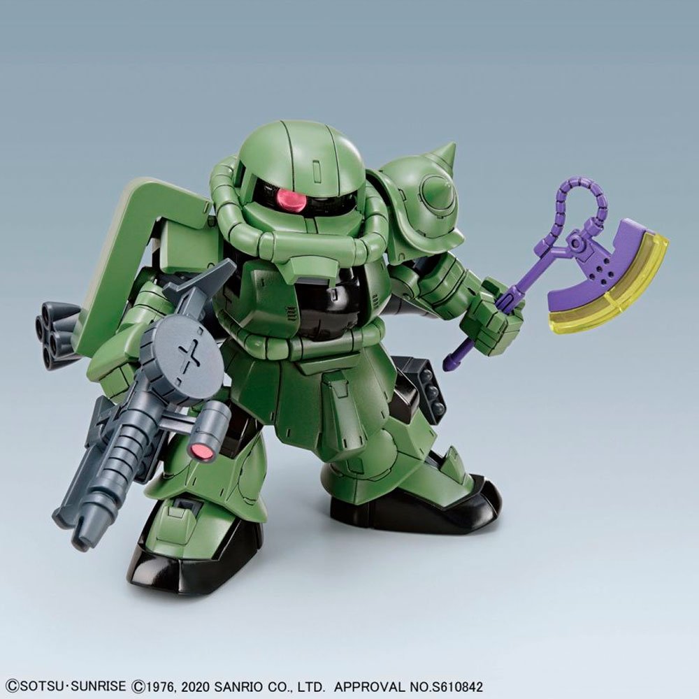 BANDAI SD CROSS SILHOUETTE HELLO KITTY/ ZAKU II - IRION Juguetería - 