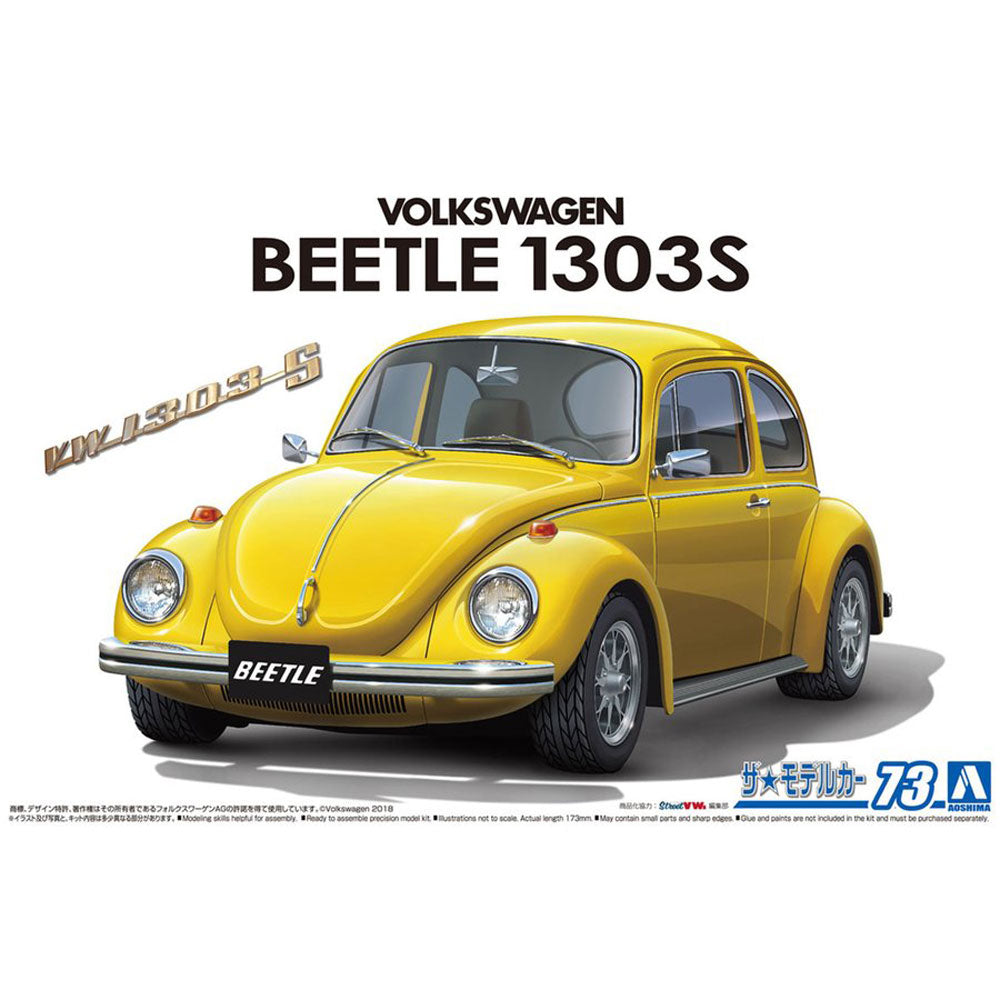 AOSHIMA VOLKSWAGEN 13AD BEETLE 1303S '73 1/24