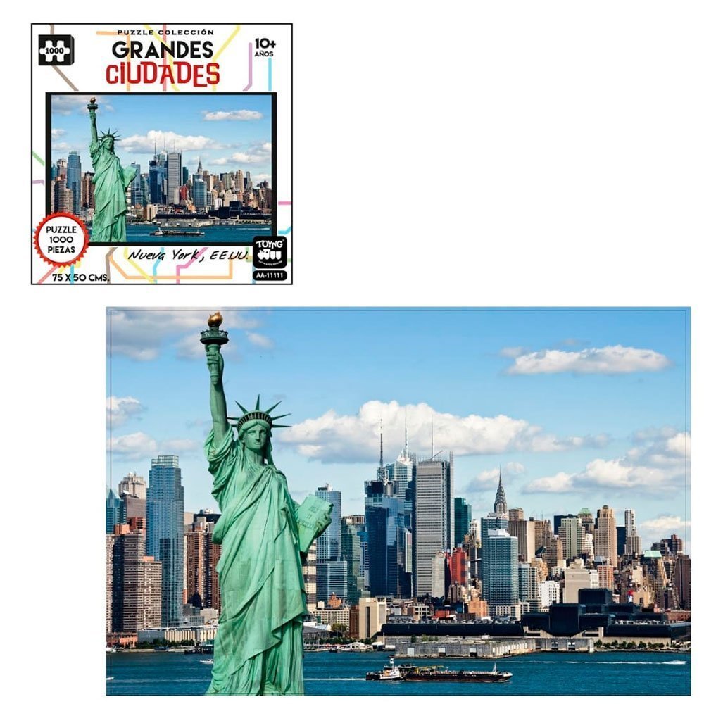 PUZZLE GRANDES CIUDADES 1000 PCS NEW YORK, EEUU